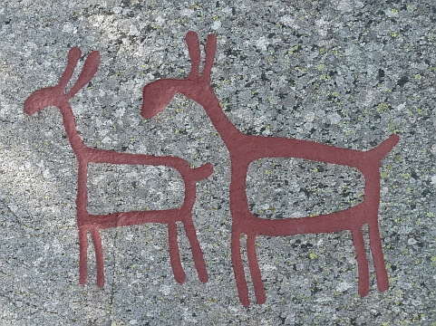 Dalbergsån, Elche, Jägersteinzeit