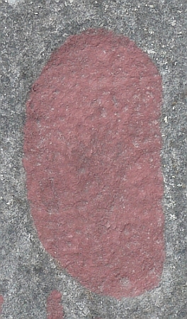 Fußsohle, Rickeby 138, Uppland
