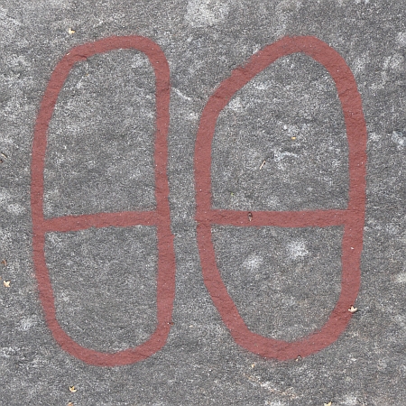 Fußsohlen, Rickeby 73, Uppland