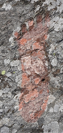 Fußsohle mit Zehen, Hemsta Hagar, Uppland